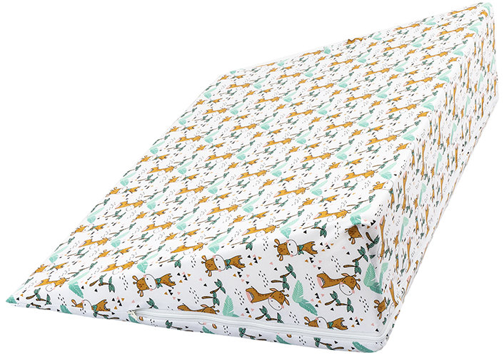 Bellatex Klínový podhlavník 2005/401 80 × 50 × 20 cm elastan - žirafky