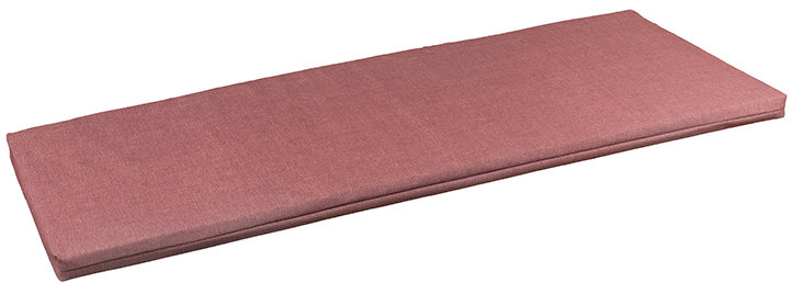 Bellatex Sedák na lavici 34/010 hladký na zip 40 × 150 cm Uni, růžový