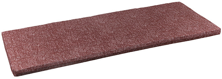 Bellatex Sedák na lavici 34/032 hladký na zip 40 × 140 cm Uni, vínový