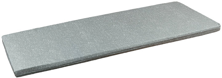 Bellatex Sedák na lavici 34/043 hladký na zip 40 × 140 cm Uni, šedý-bílý