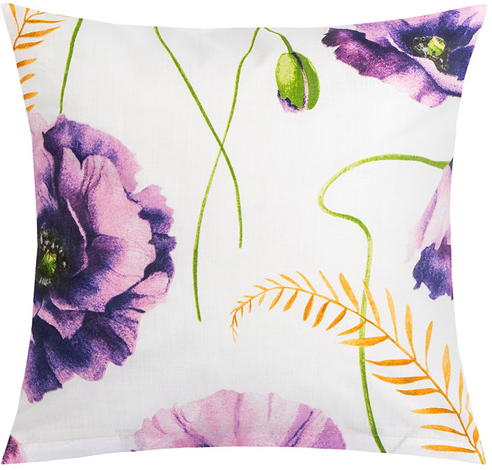 BELLATEX Povláček 90/735 40 × 40 cm fialový květ