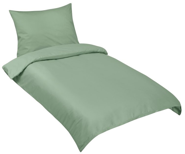BELLATEX Povlečení bavlna LUX 91/035 UNI zelená 140 × 200, 70 × 90 cm