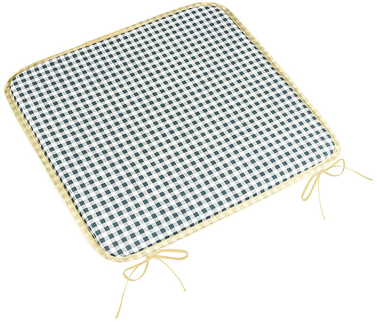 BELLATEX Sedák BERTA 34\610 hladký 40 × 40 kostička šedá