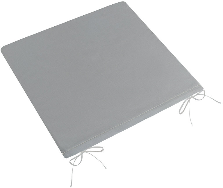 BELLATEX Sedák ADÉLA 37\302 hladký na zip 40 × 40 uni šedá