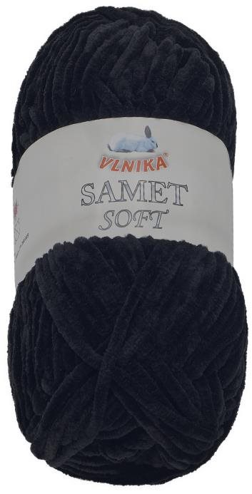 VLNIKA Samet Soft 100 g - 239 černá
