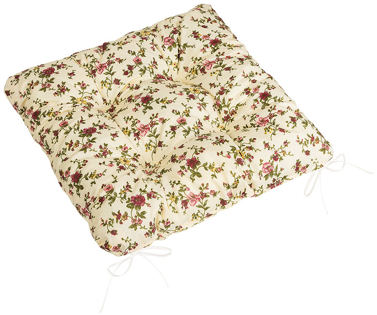 BELLATEX Adéla Sedák 41/230 prošívaný 40 × 40 cm růžička