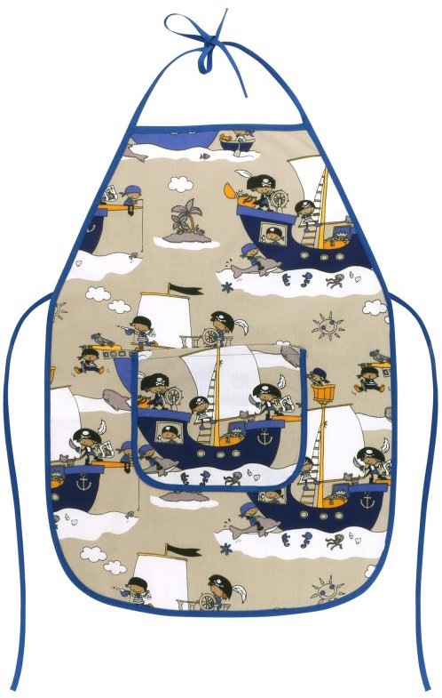 BELLATEX Zástěra dětská Adéla 47 × 60 cm ( 5-8 let ) 7850/049 námořník