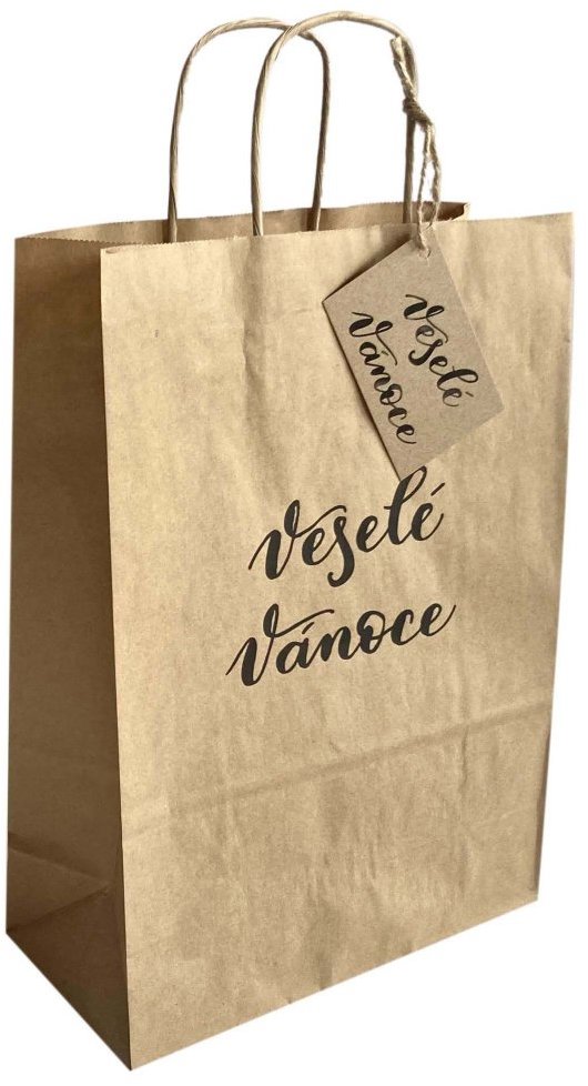 Be Nice Taška Veselé Vánoce, velká, 3 ks