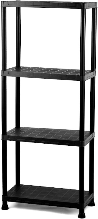 Benco Plastový regál 80 × 30 × 138 cm , 4 police