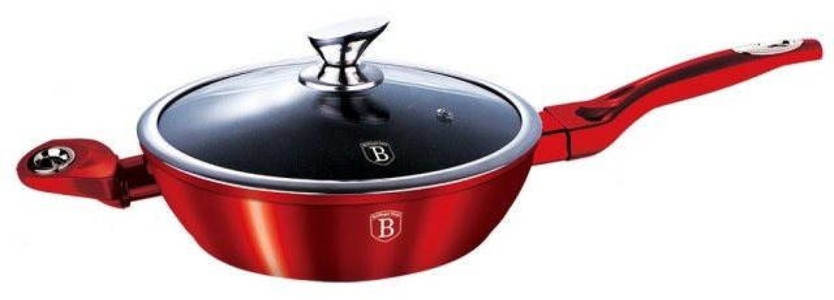 BerlingerHaus Hluboká Pánev s poklicí 32cm Burgundy Metallic Line