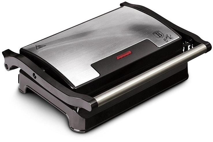 BERLINGERHAUS Kontaktní gril s nepřilnavým povrchem 700 W, Black Silver Collection