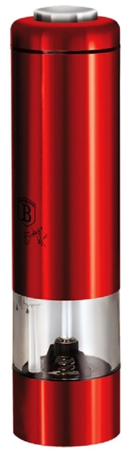 BERLINGERHAUS Mlýnek na pepř a sůl elektrický, Burgundy Metallic Line