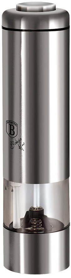 BERLINGERHAUS Mlýnek na pepř a sůl elektrický, Carbon Metallic Line