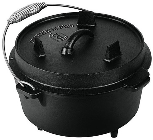 BerlingerHaus Hrnec s poklicí 25 cm černý litinový