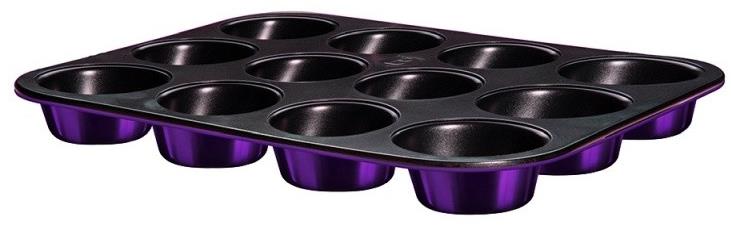 BERLINGERHAUS Forma na muffiny s nepřilnavým povrchem 12 ks Purple Metallic Line