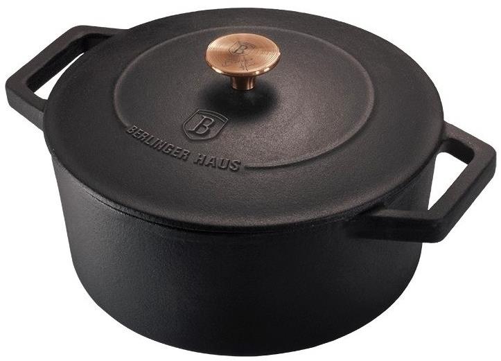 BERLINGERHAUS Pekáč litinový s poklicí 24 cm Black Rose Collection