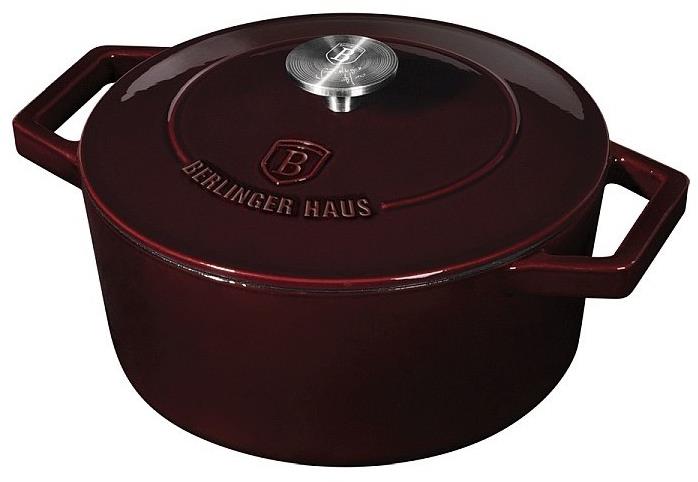 BERLINGERHAUS Pekáč litinový s poklicí 24 cm Burgundy Line