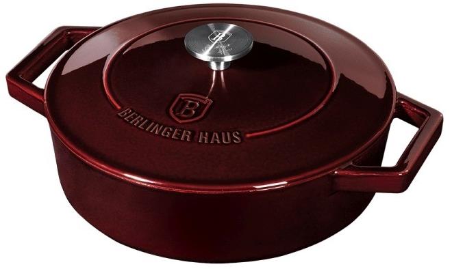 BERLINGERHAUS Pekáč litinový s poklicí 26 cm Burgundy Line