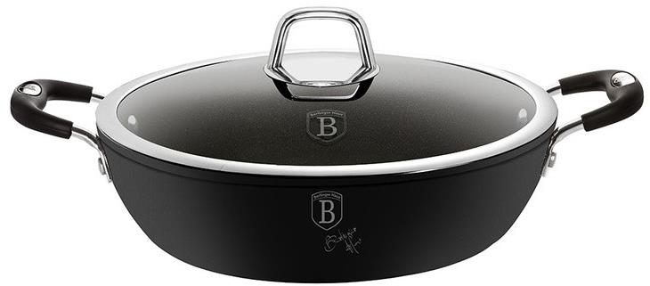 BERLINGERHAUS Pekáč s poklicí s titanovým povrchem 28 cm Black Professional Line