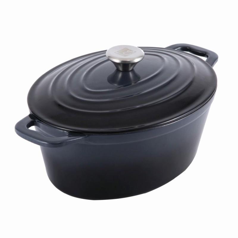 CS KOCHSYSTEME Xanten s poklicí litinový 36 × 28 cm černý
