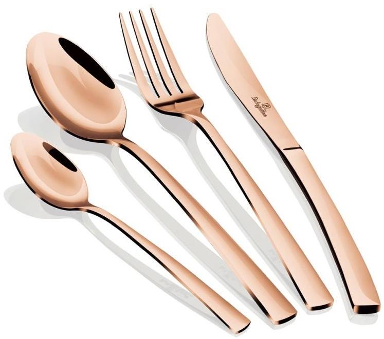 BERLINGERHAUS Sada příborů 16 ks nerez Mirror Rosegold Metallic Line