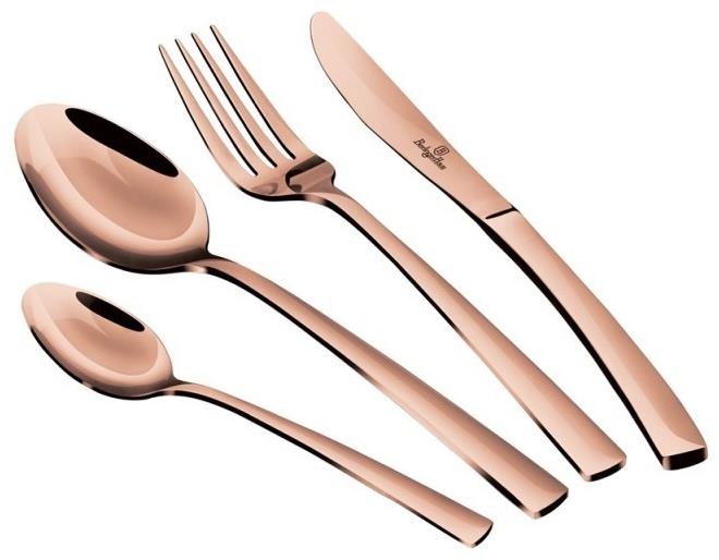 BERLINGERHAUS Sada příborů 24 ks Rosegold Metallic Line nerez mirror