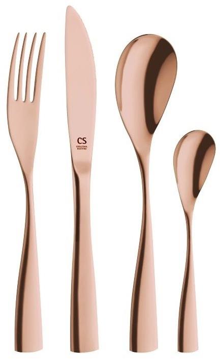 CS KOCHSYSTEME Sada příborů nerez 24 ks Bocholt Rosegold