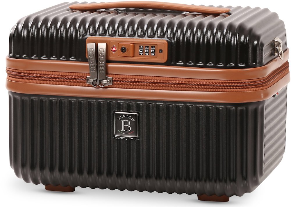 Bertoo Kosmetický kufřík Napoli, černý 17 l