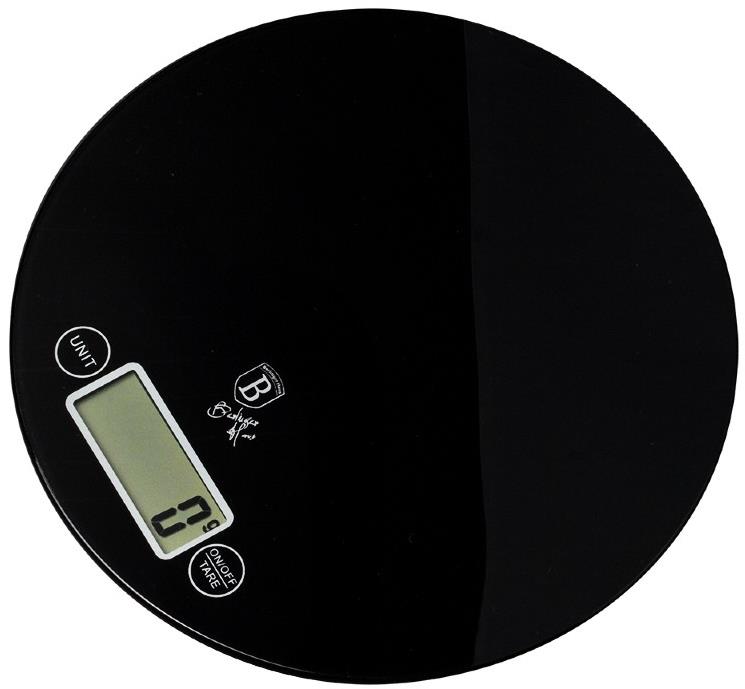 BERLINGERHAUS digitální kulatá 5 kg Black Silver Collection