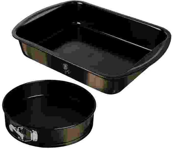 BERLINGERHAUS Forma na pečení sada titanovým nepřilnavým povrchem 2 ks Shiny Black Edition