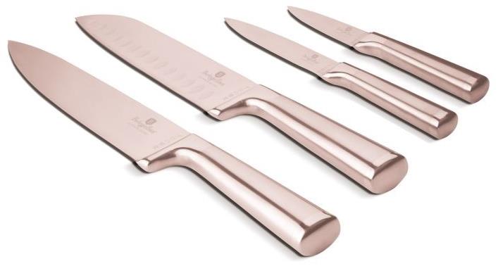 BERLINGERHAUS Sada nožů nerez 4 ks Taupe Collection kovové rukojeti