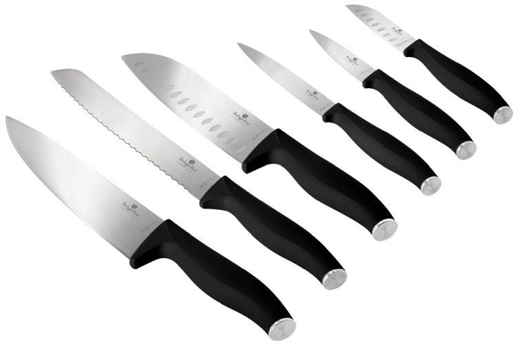 BERLINGERHAUS Sada nožů nerez 6 ks Matte Black Collection
