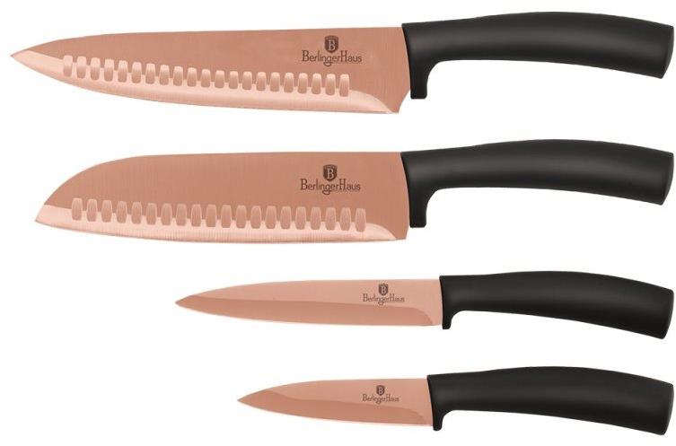 BERLINGERHAUS Sada nožů s nepřilnavým povrchem 4 ks Rose Gold
