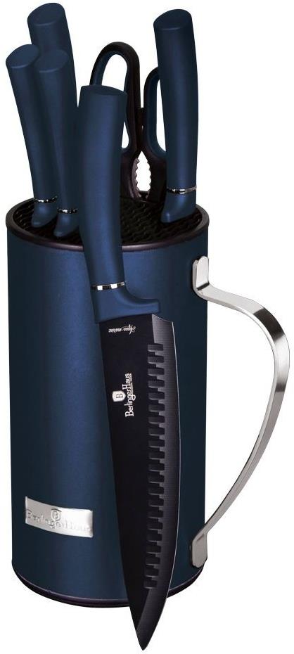 BERLINGERHAUS Sada nožů ve stojanu 7 ks Aquamarine Metallic Line