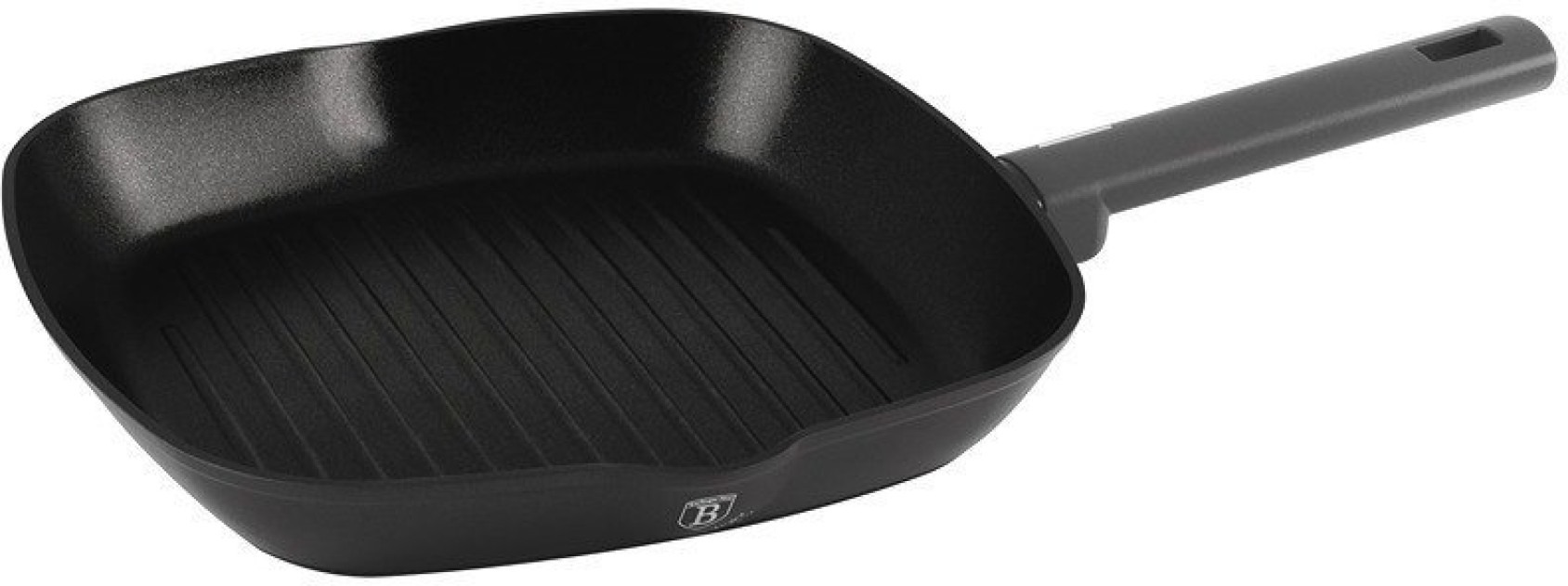 BerlingerHaus Antracit Collection Pánev grilovací s titanovým povrchem 28 cm