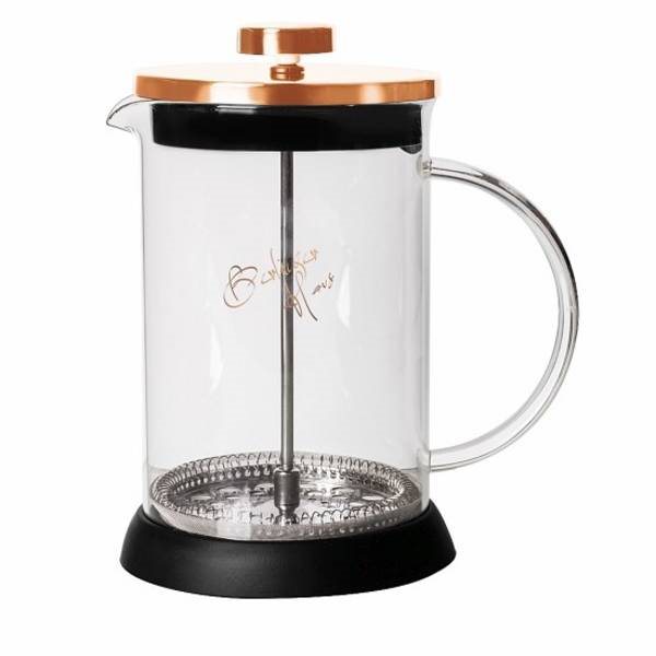BerlingerHaus Konvička na čaj a kávu French Press 800 ml Rosegold Metallic Line BH-1495