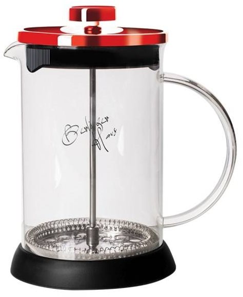 BerlingerHaus Konvička na čaj a kávu French Press 600 ml Burgundy Metallic Line BH-1497