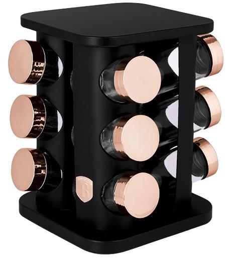 BERLINGERHAUS Kořenky v otočném stojanu 13 ks Black rose