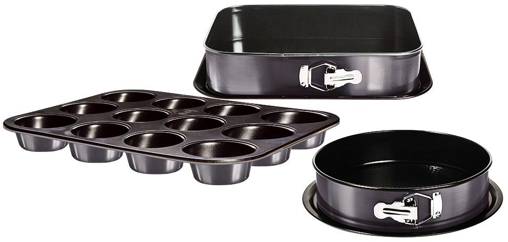 BERLINGERHAUS Formy na pečení s titanovým povrchem sada 3 ks Carbon PRO Line
