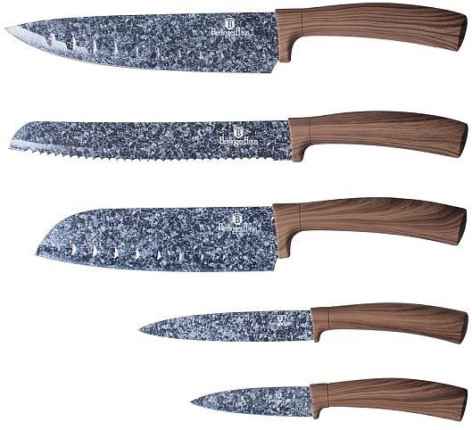BerlingerHaus Sada nožů ve stojanu nerez 6 ks Forest Line BH-2160