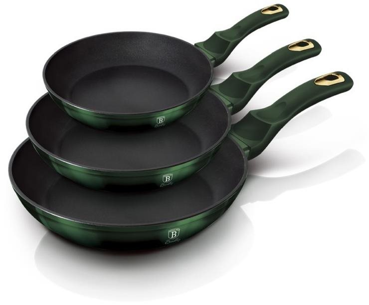 Berlingerhaus Pánev s titanovým povrchem, 3 ks, Emerald Collection