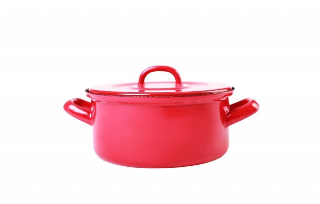 Beryl, Kastrol s poklící 18 cm, 2 l, červený