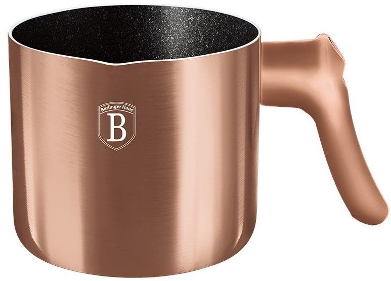 BERLINGERHAUS Mlékovar s mramorovým povrchem 1,2 l Rosegold Metallic Line