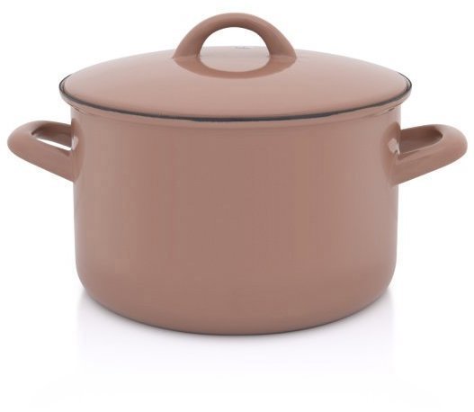 Metalac Hrnec s poklicí 20 cm, 4 l BERYL moka