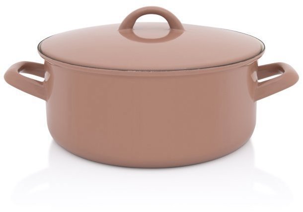 Metalac Kastrol s poklicí 24 cm, 4,75 l BERYL moka