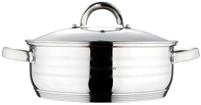 BLAUMANN Pekáč / hrnec s poklicí nerez 22 cm Gourmet Line