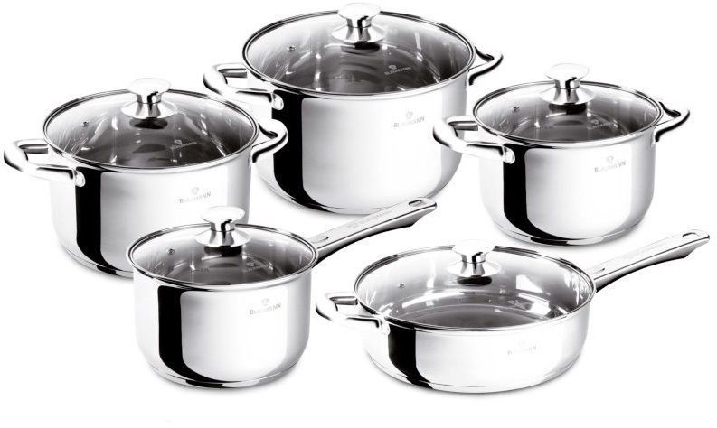 BLAUMANN Sada nádobí nerez 10 ks Gourmet Line
