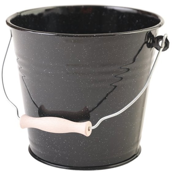 Beryl Vědro 28 cm, 10 l, černý granit