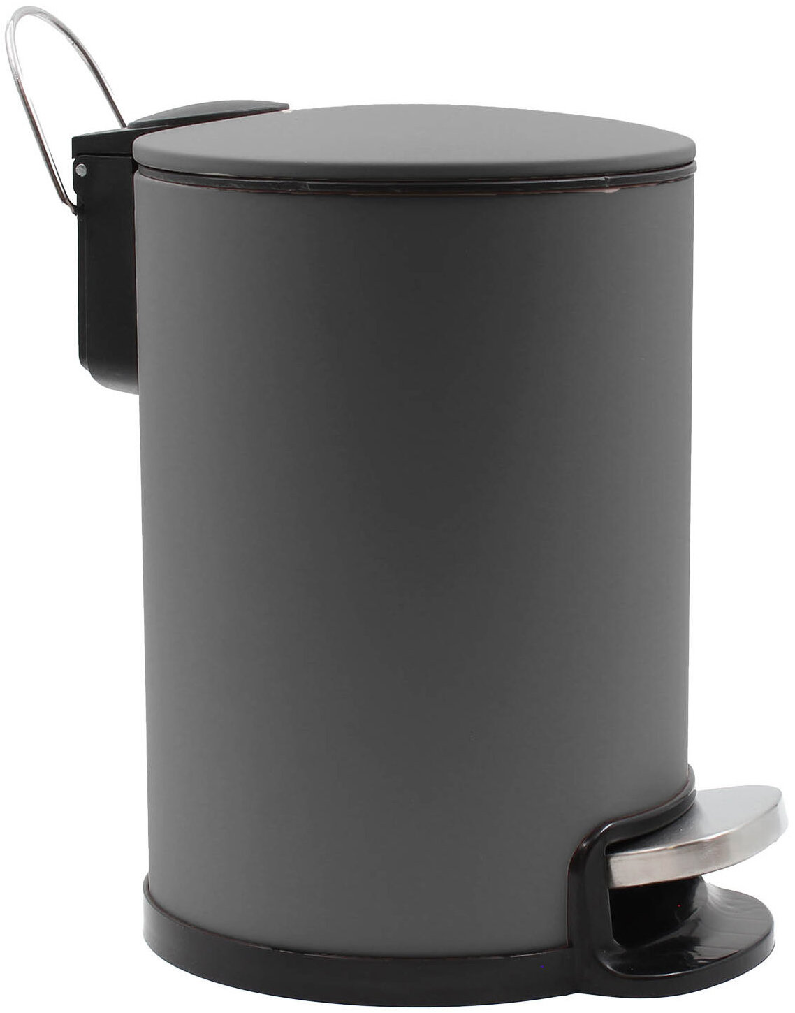 Douceur d'intérieur, Koupelnový s tichým zavíráním, 3 l, METALINE, šedý
