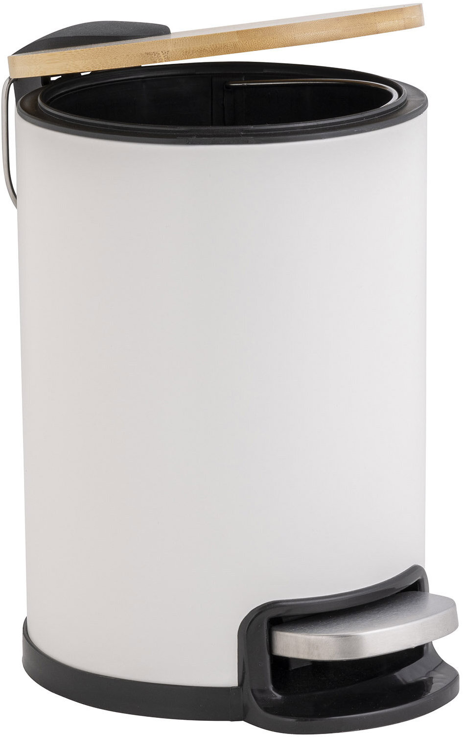 Douceur d'intérieur s tichým zavíráním, bambus, 3 l, MOBELLE, bílý